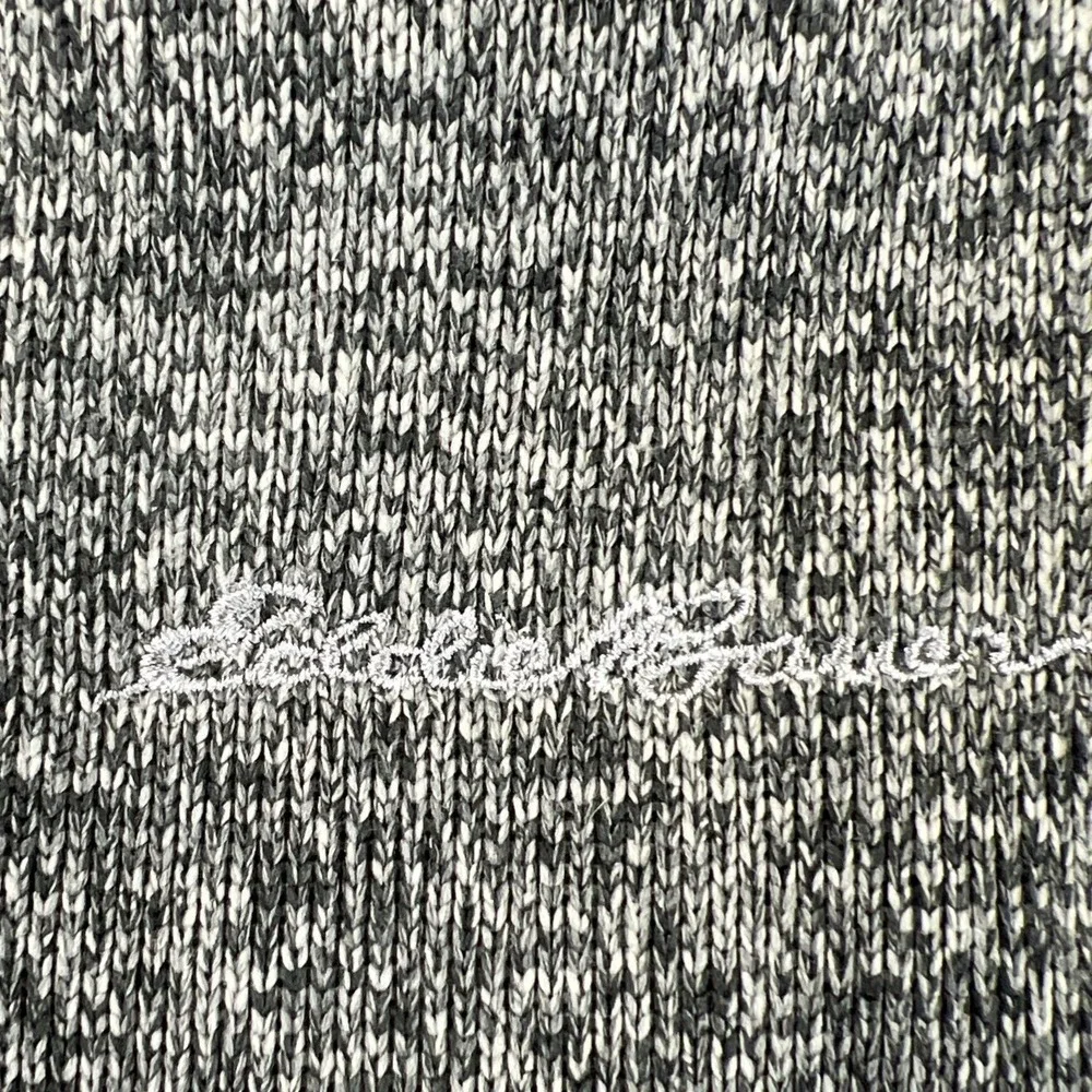 Eddie Bauer Sweater Fleece Vest Gray Mens TL Tall Full Zip Outdoor‎ Layering